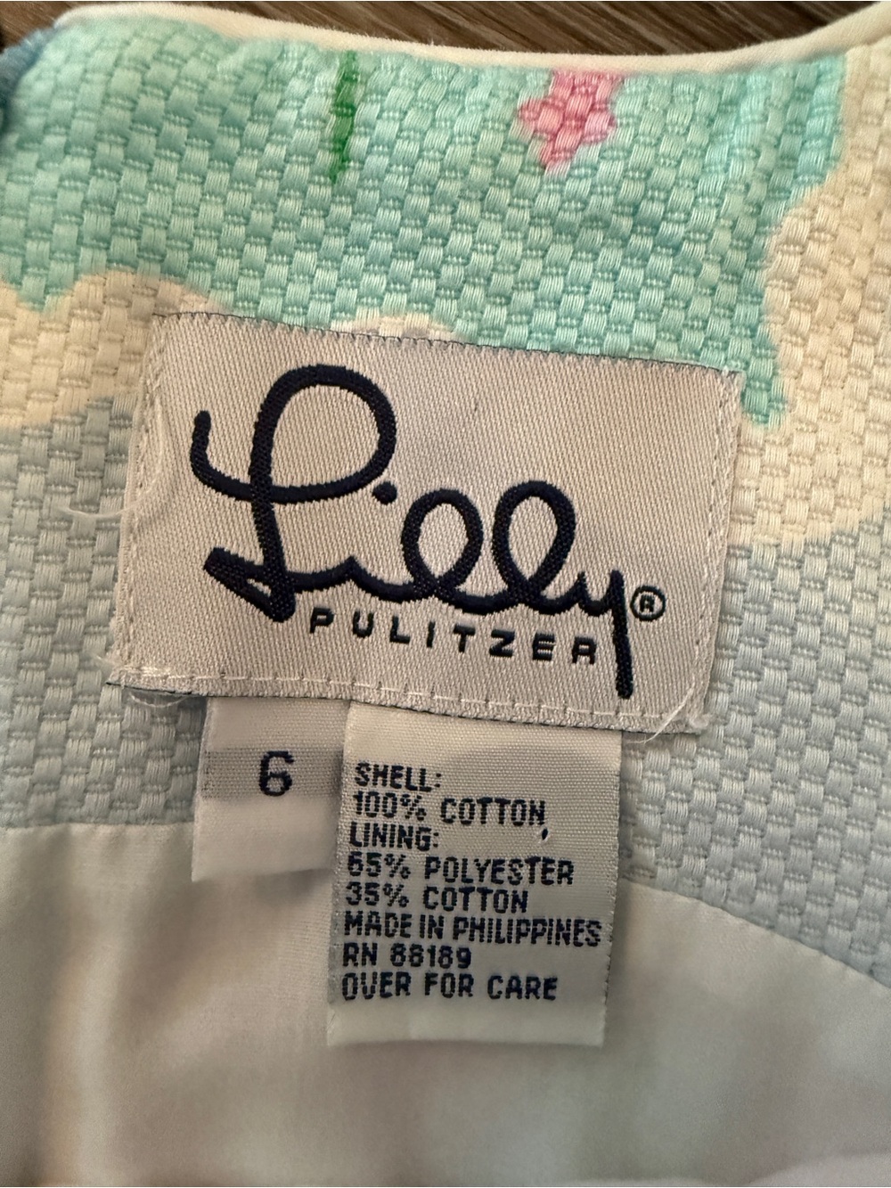 Lilly Pulitzer Vintage White Label Shift Dress - Picture 2 of 5